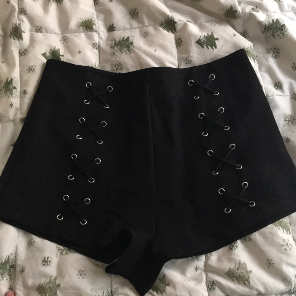 Black dressy shorts